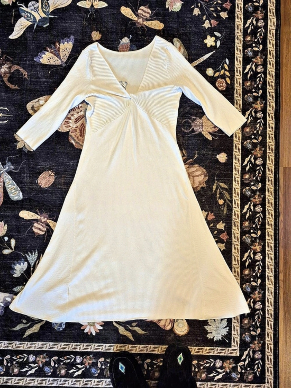 Guess Ribbed Midi Sweater Dress